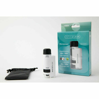 Cokin Infiniclear 60-120X LED illuminated Pocket Microscope (UK) BNIB T03-IC120M