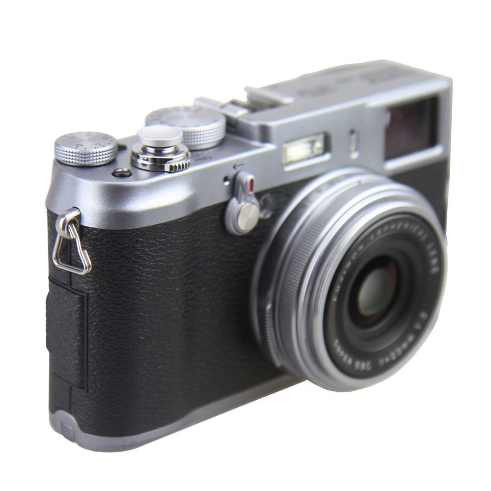 JJC SRB-C11 Silver Grey Soft Shutter Release Button with Concave Surface (UK)