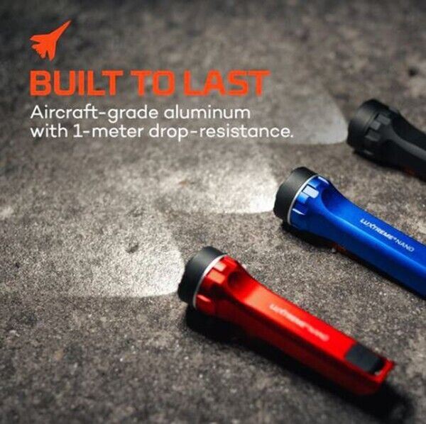Nebo Luxtreme NANO 420 Lumen Flashlight Waterproof rechargeable Compact Torch UK