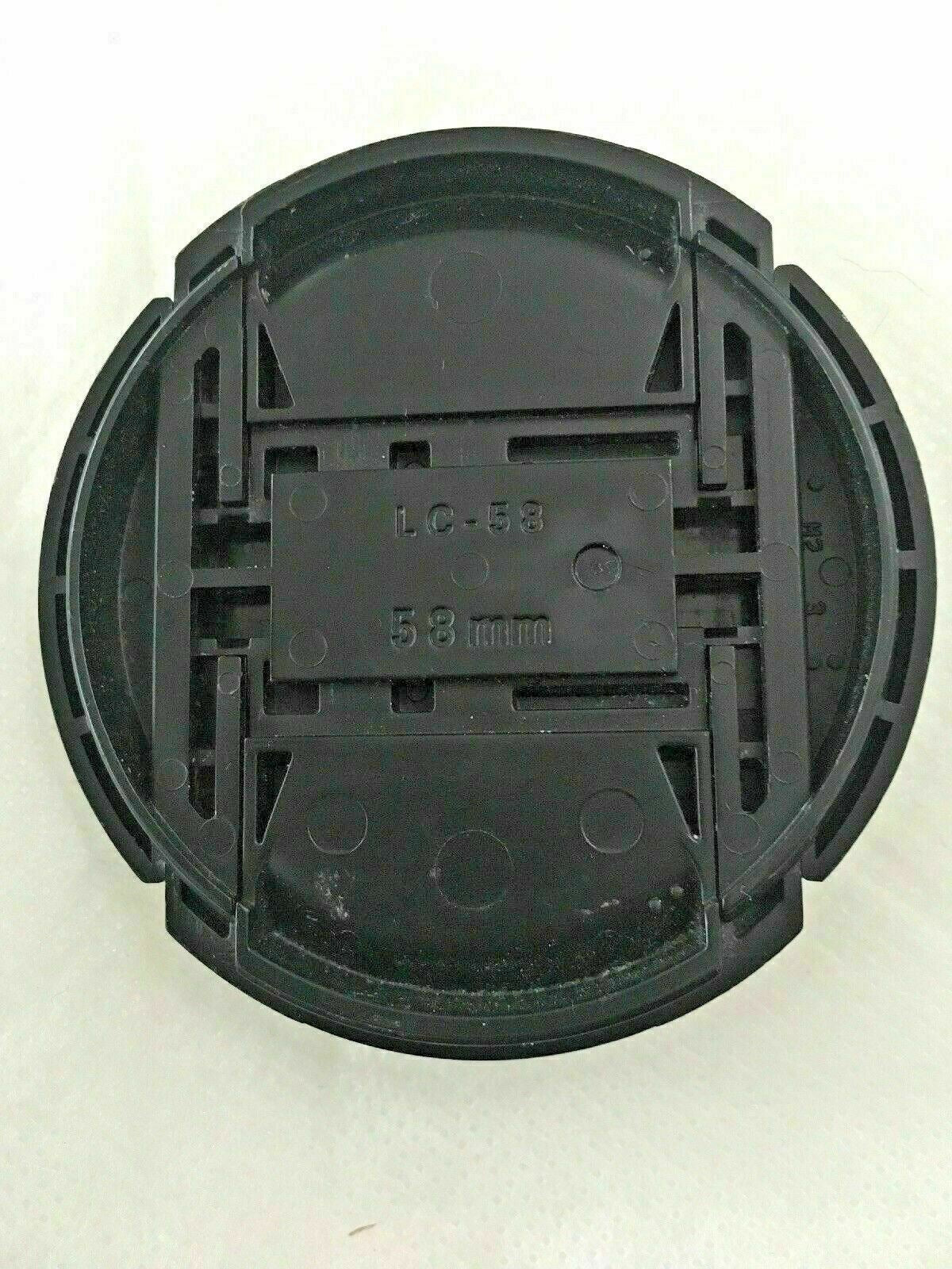 Sony Alpha LC-58 lens cap for 58mm filter thread centre pinch style (UK Stock)