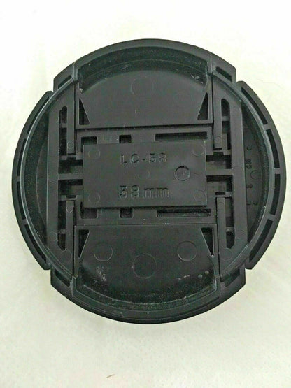Sony Alpha LC-58 lens cap for 58mm filter thread centre pinch style (UK Stock)