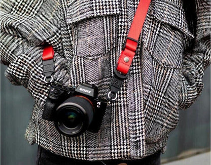 Camera Strap with Quick adjust buckle RED  - GGS FOTO Mirrorless ILCE Cameras UK