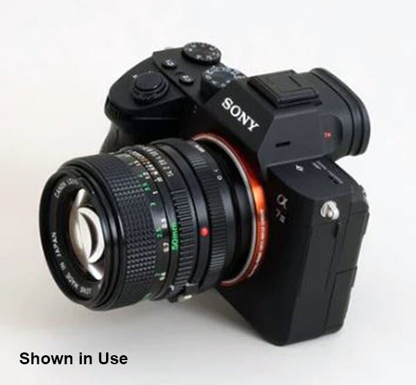 Urth Manual Lens Mount Adapter = Canon FD-Mount Lens to Sony E-Mount Camera Body