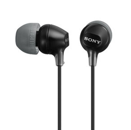 Sony EX15LP In-ear Wired Stereo Headphones - Black Comfort fit Ear Buds (UK) NEW