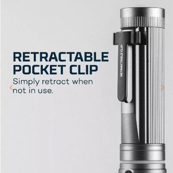 Nebo Franklin� Slide 500 Lumen Rechargeable Work Light Flashlight Torch (UK) NEW