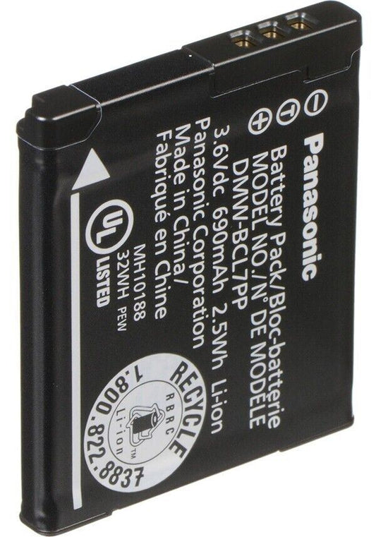 Panasonic DMW-BCL7e Genuine original  Battery DMC-FH10 DMC-FS50 v s DMC-FH50 SZ9
