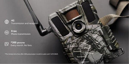 Wildlife Trail Nature Camera 4G enabled Cellular SMS 10 Meg Hik Micro M15   (UK)