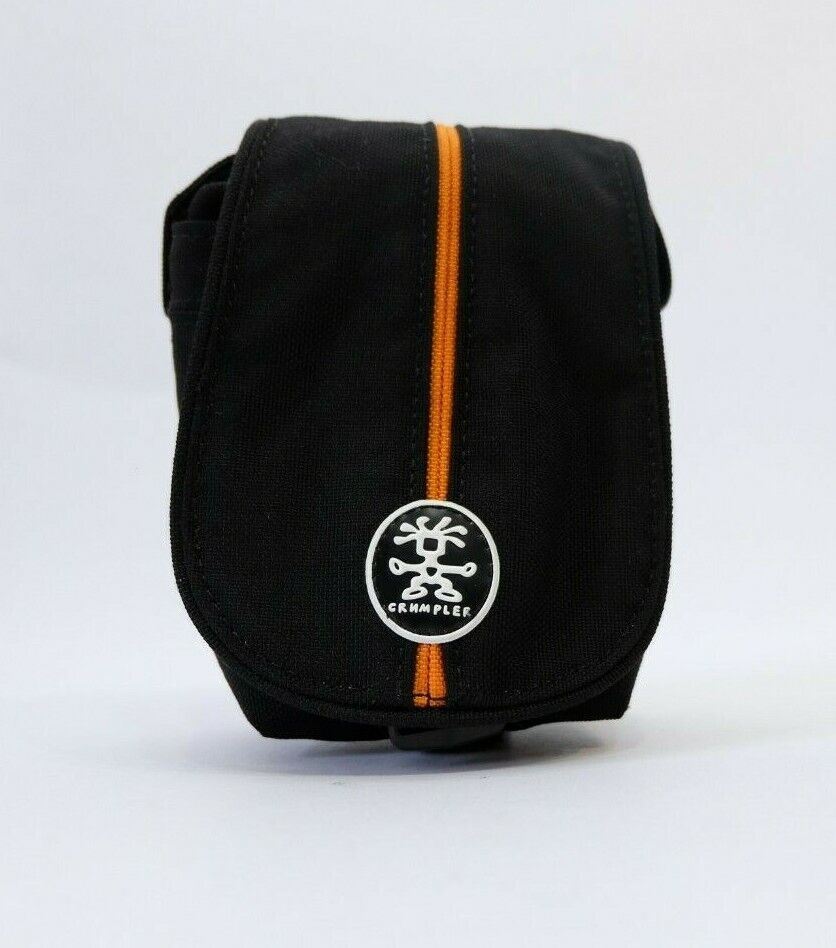 Crumpler Pretty Boy 220 XXS Black/Orange for compact cameras (UK stock) BNIP NEW
