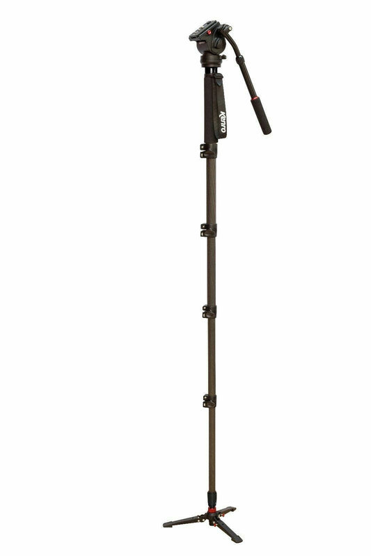 Kenro CARBON Video Monopod Kit for DSLR & Camcorder KEN VT101C (UK Stock) BNIB