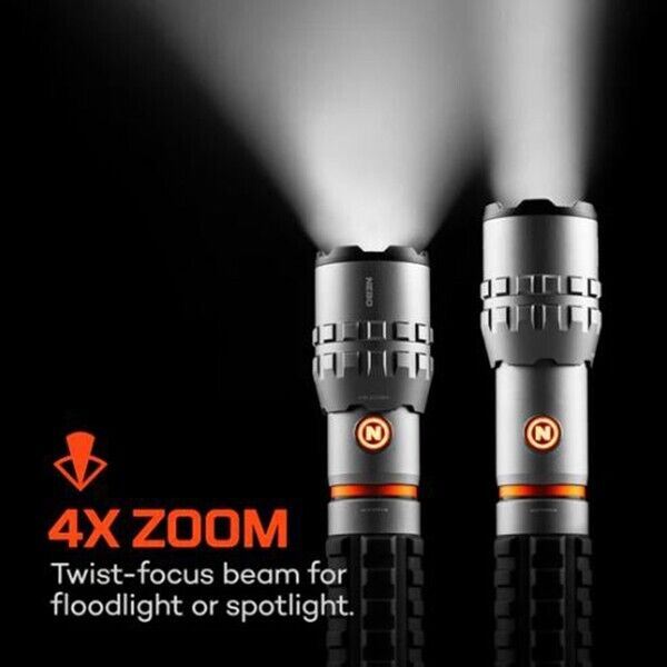 Nebo SLYDE King 4K Lumen LED Magnetic Base Dual Light Torch (UK Stock) BNIB  NEW