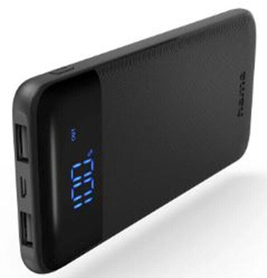 USB Charger Power bank Pack A-C connector = Hama LED10 - 10000mAh Portable  BNIB