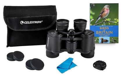 Celestron Birder Starter Kit - LandScout 7x35 Porro Prism Binocular + Book 73151