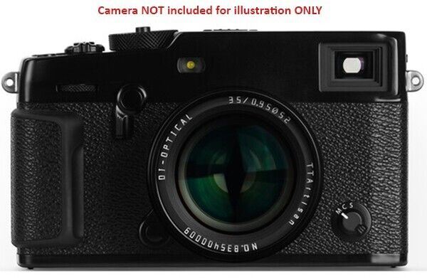TTArtisan 35mm F0.95 Lens APS-C Format Fuji film X F Mount Camera Black & Silver