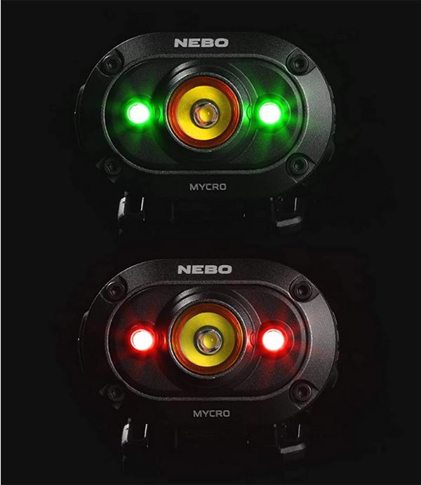 NEW Nebo Mycro Headlamp, & Cap Light 400 Lumen Turbo Mode Rechargeable (UK) BNIB