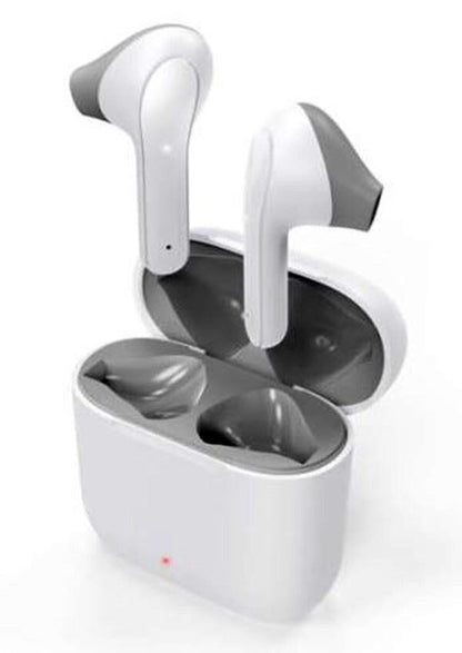 Hama Freedom Bluetooth Earbuds Earphones Headphones + Charging Case - White (UK)