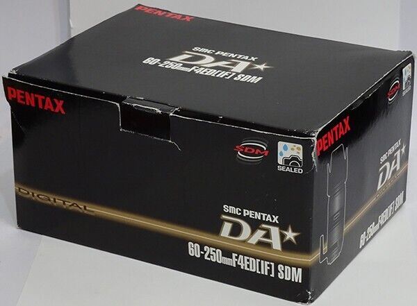 Pentax smc DA* 60-250mm f4 ED (IF) SDM K Mount Lens (UK Stock) Ex. Display barga
