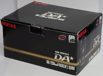 Pentax smc DA* 60-250mm f4 ED (IF) SDM K Mount Lens (UK Stock) Ex. Display barga