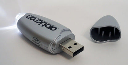 Opticron USB Rechargeable LED Torch in Silver with White LED (UK Stock) BNIB NOS