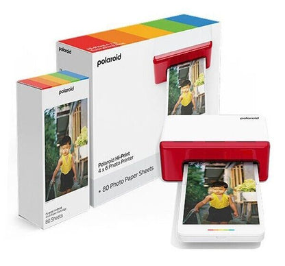 Polaroid Hi-Print 6 x 4 Bluetooth Photo EB Printer - White 80 Shot Kit bundle UK