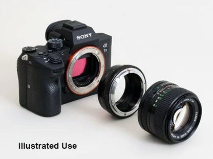 Urth Manual Lens Mount Adapter = Canon FD-Mount Lens to Sony E-Mount Camera Body