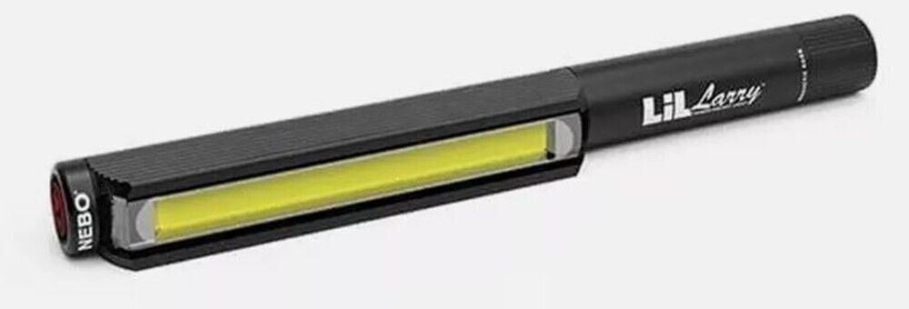 NEBO LIL LARRY Power Pocket Light 250 Lumens & Red Flash Mode - Black  (UK) BNIP