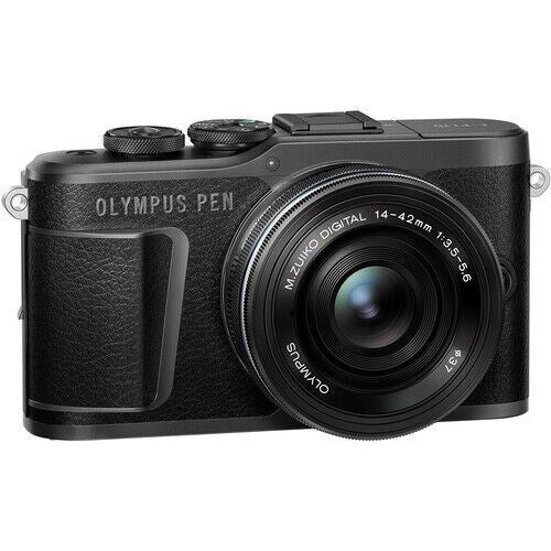 Olympus PEN E-PL10 Mirrorless Digital Camera with 14-42mm Lens in Black (UK) NEW
