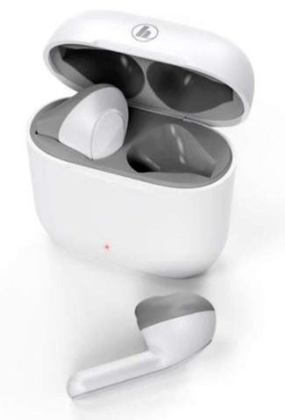 Hama Freedom Bluetooth Earbuds Earphones Headphones + Charging Case - White (UK)