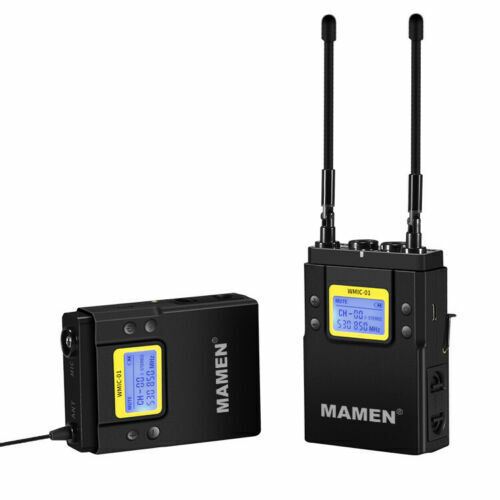 MAMEN WMIC-01 Professional UHF Dual-Channel Digital Wireless Microphone System