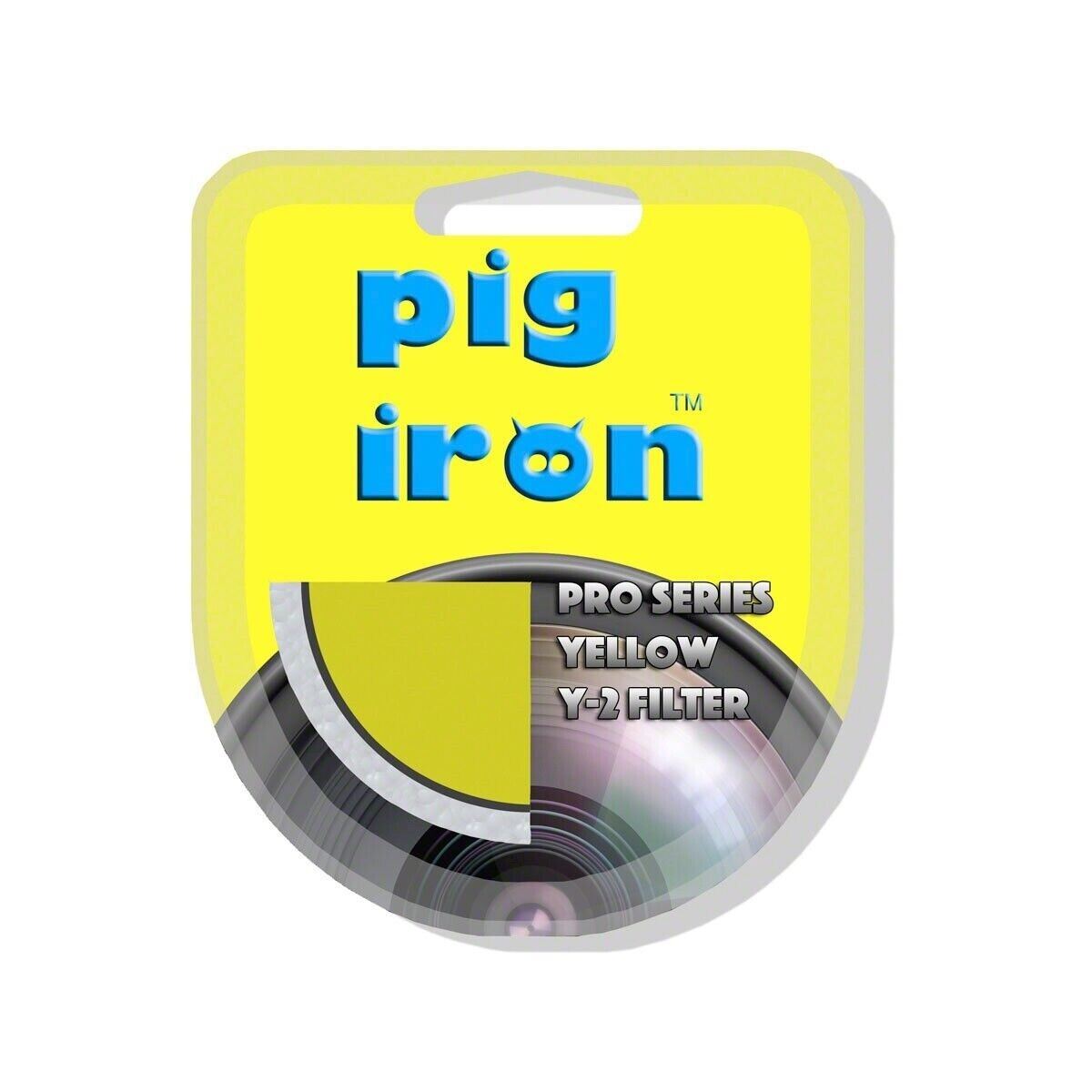 Pig Iron 43mm Yellow Y-2 Pro Filter Contrast Booster Camera Lens Circular BW(UK)