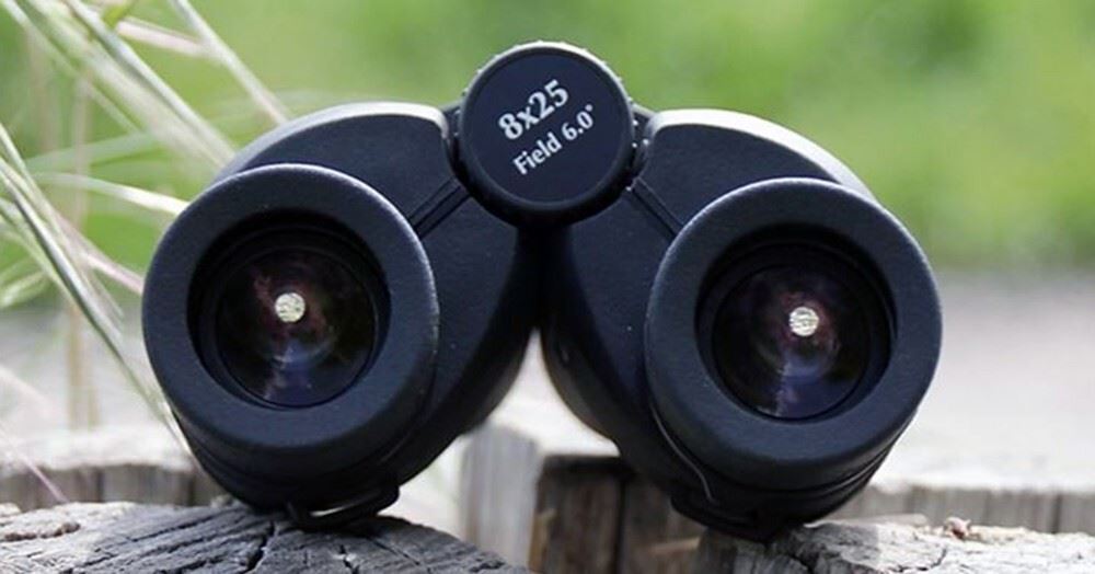 Opticron Taiga 8x25 Reverse Porro Prism Compact Binoculars #30382 (UK Stock) NEW