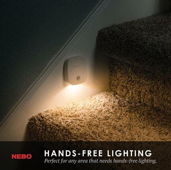 Triple PACK NEBO Automated Motion Smart Sensor Night Light (3 Pack) NEB-WLT-0026