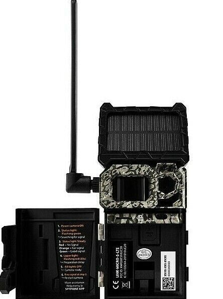 Spypoint Link Micro S Cellular SMS Trail Nature Camera with Solar Power (UK) NEW