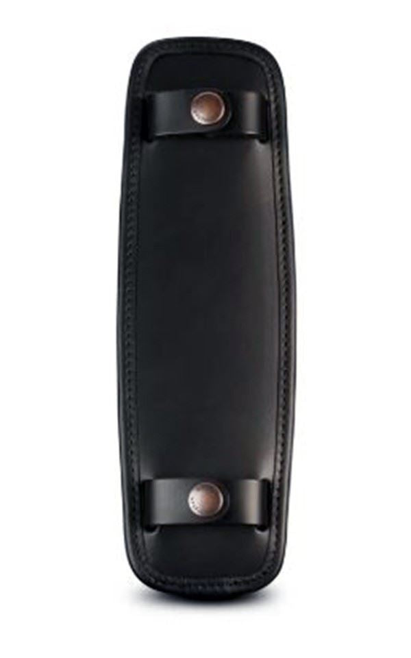 Billingham SP50 extra comfort Leather Shoulder Pad Strap Black with Antique stud