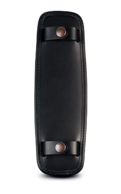 Billingham SP50 extra comfort Leather Shoulder Pad Strap Black with Antique stud