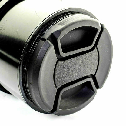 KOOD 72mm CENTRE PINCH GRIP STYLE LENS CAP COVER for 72mm + CORD (UK Stock)  NEW
