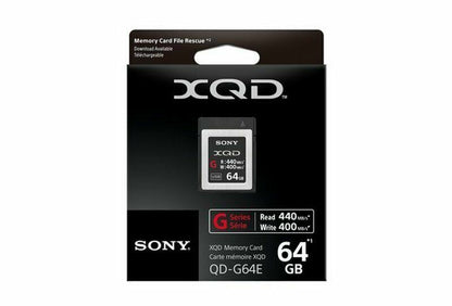 Genuine Sony G Series 64GB XQD Memory Card 440MB/s (UK Stock) BNIP