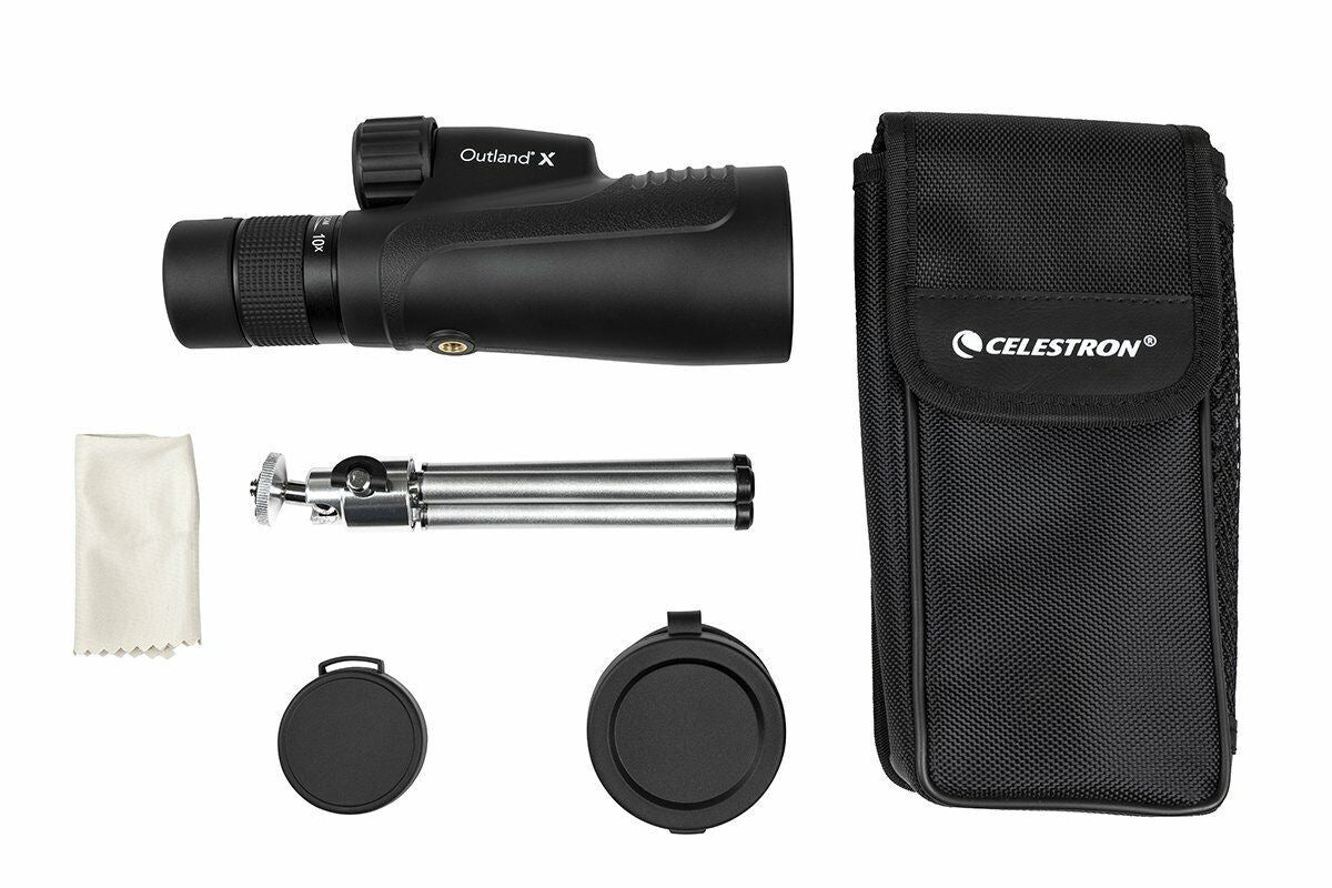 Celestron 10-30 x 50mm OUTLAND X ZOOM MONOCULAR + TRIPOD & CASE #72373 BNIB