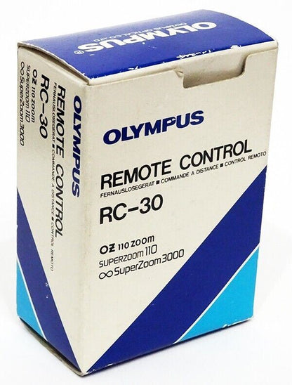 Olympus RC-30 Remote Control for Superzoom 110  3000 et. (UK Stock) New Old Stoc