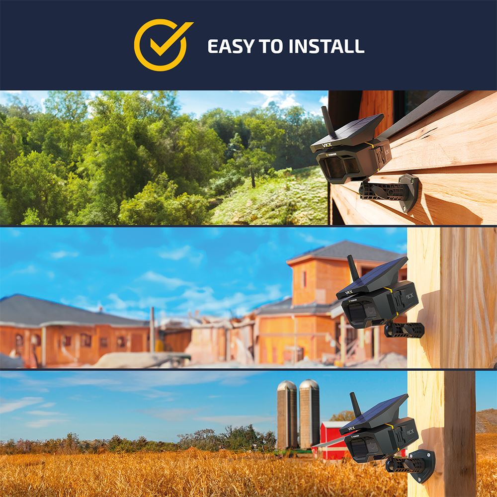 Vosker VKX 4G LTE wireless security camera Solar Power Cellular (UK Stock)  BNIB