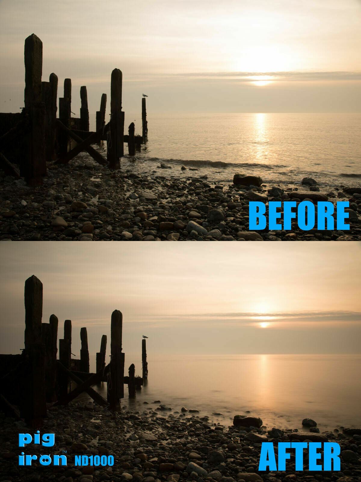 Pig Iron 55mm Pro ND1000 Filter 10 Stop Neutral Density The Big Stopper (UK) NEW