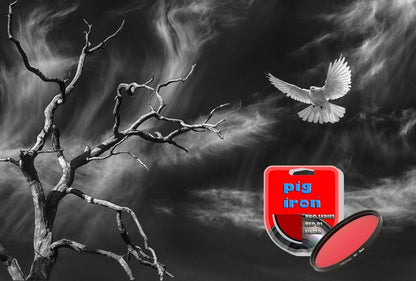 Pig Iron 58mm Red R1 Pro Filter Contrast Booster (UK Stock) BNIP - Black & White