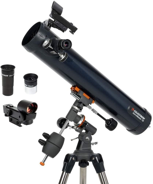 Celestron Astromaster 76EQ Reflector Telescope KIT #31035 (UK Stock) BNIB
