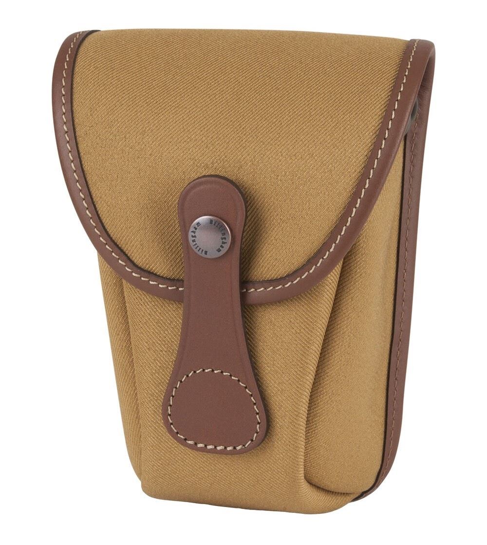 Billingham Avea 7 Compact End Pouch Pocket in Khaki FibreNyte/Tan Leather (Olive