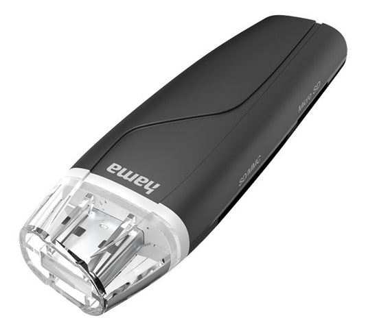 Hama USB card reader in BLACK, USB 2.0, SD / microSD #200132 (UK Stock) BNIP  UK