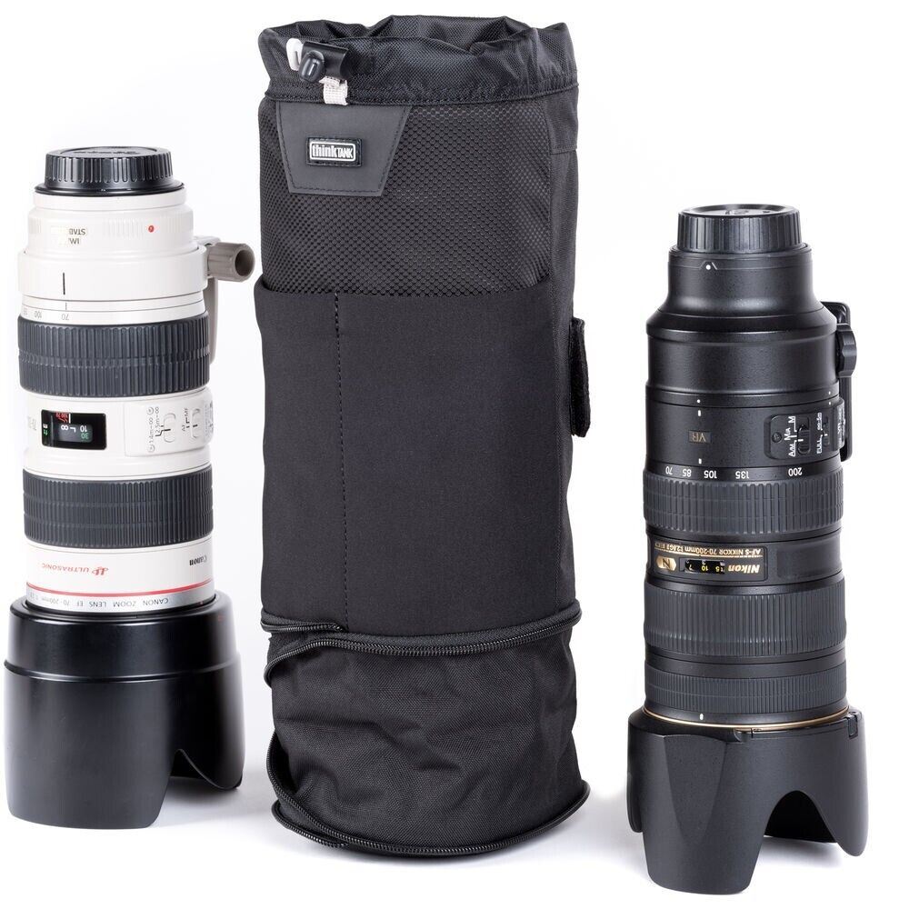 Think Tank Lens Changer 75 V3.0 pop down Long Telephoto in Black + rain (UK) NEW