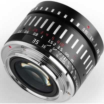 TTArtisan 35mm F0.95 Lens APS-C Format Fuji film X F Mount Camera Black & Silver
