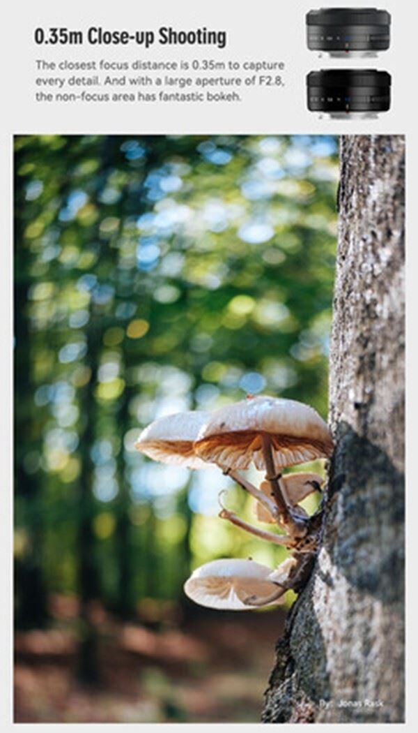 TTArtisan 27mm F2.8 Auto Focus Camera APS-C Lens for Sony E Mount Camera    (UK)