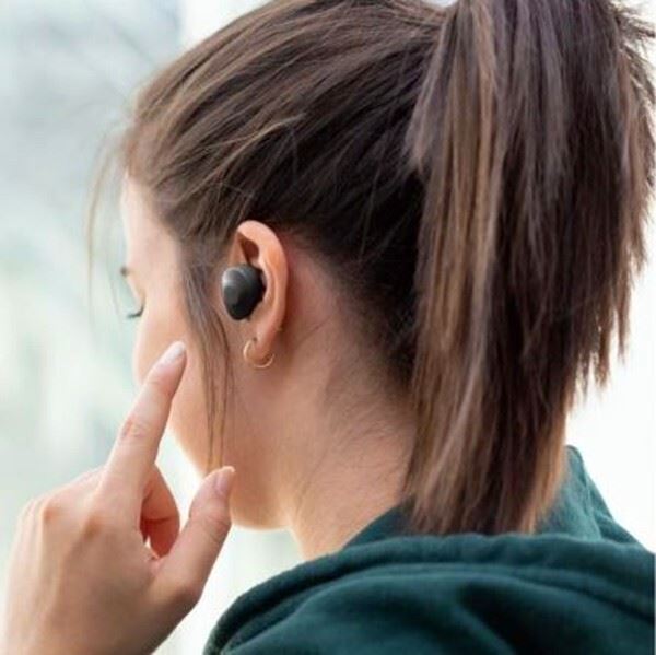 Hama Freedom Buddy Bluetooth Earbuds Earphones Headphones + Charging Case -White