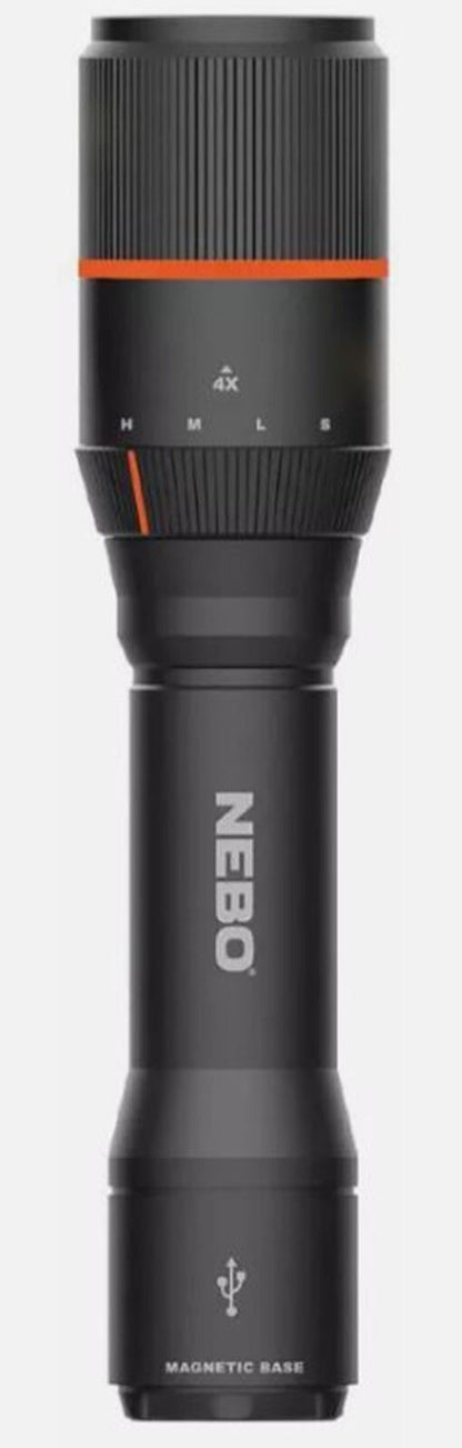 Nebo DAVINCI 1500 Lumen Flashlight Waterproof rechargeable Torch (UK Stock) BNIB