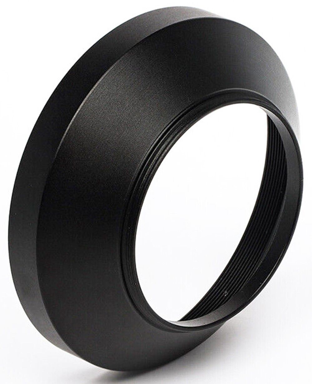 52mm Black Metal Wide Angle Screw in Lens Hood 52mm Thread Lens  (UK Stock) BNIP